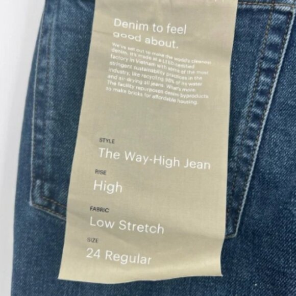 Everlane The Way-High Rise Denim Jeans 24 - Picture 5 of 9